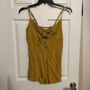 Large Mustard Romper